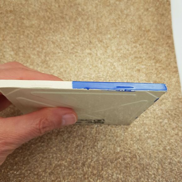 Robin Sterling Art Tile Signed Ceramic  Studio Pottery Night Moon 4.25" Square - Picture 12 of 12